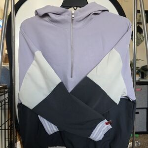 Avia Women's Colorblock Jacket - Lavender, White, Navy